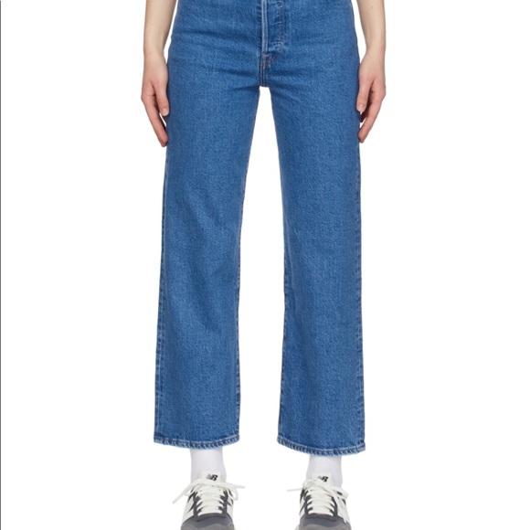 Levi’s Blue Ribcage Straight Ankle Jeans 👖 💙 - Picture 2 of 4